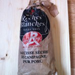 saucisse sèche campagne roches blanches