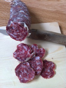 saucisson sec campagne roches blanches