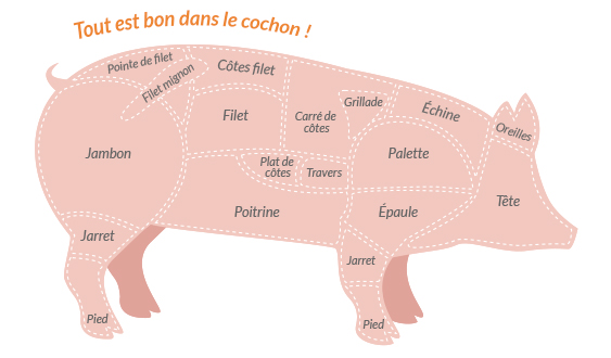 Quel morceau de porc pour faire du saucisson ?