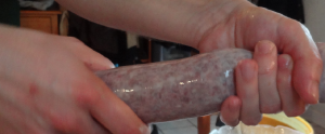 embossage saucisson d'Arles